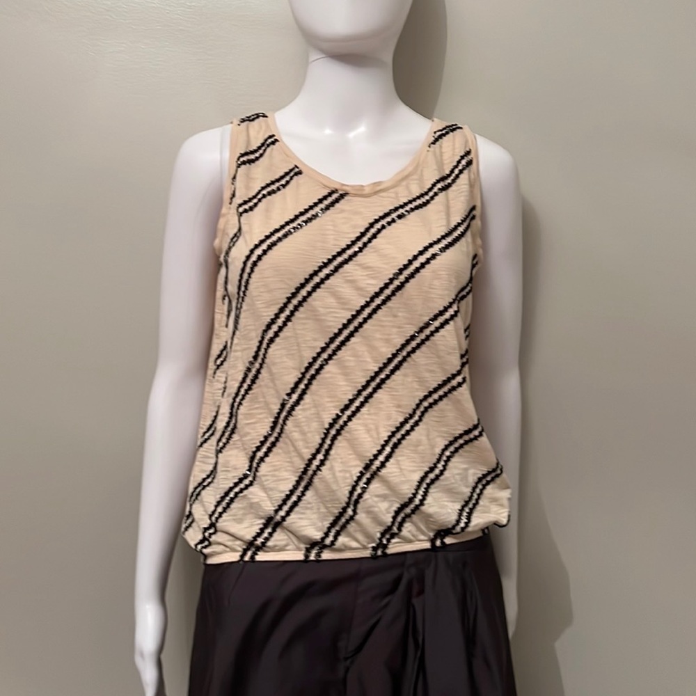 Ann Taylor Loft sleeveless sequined tank top XS